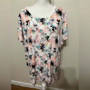 Torrid Super Soft plus-size floral print tee